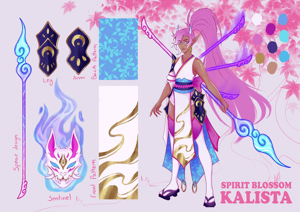 Spirit Blossom Kalista by Owlinku