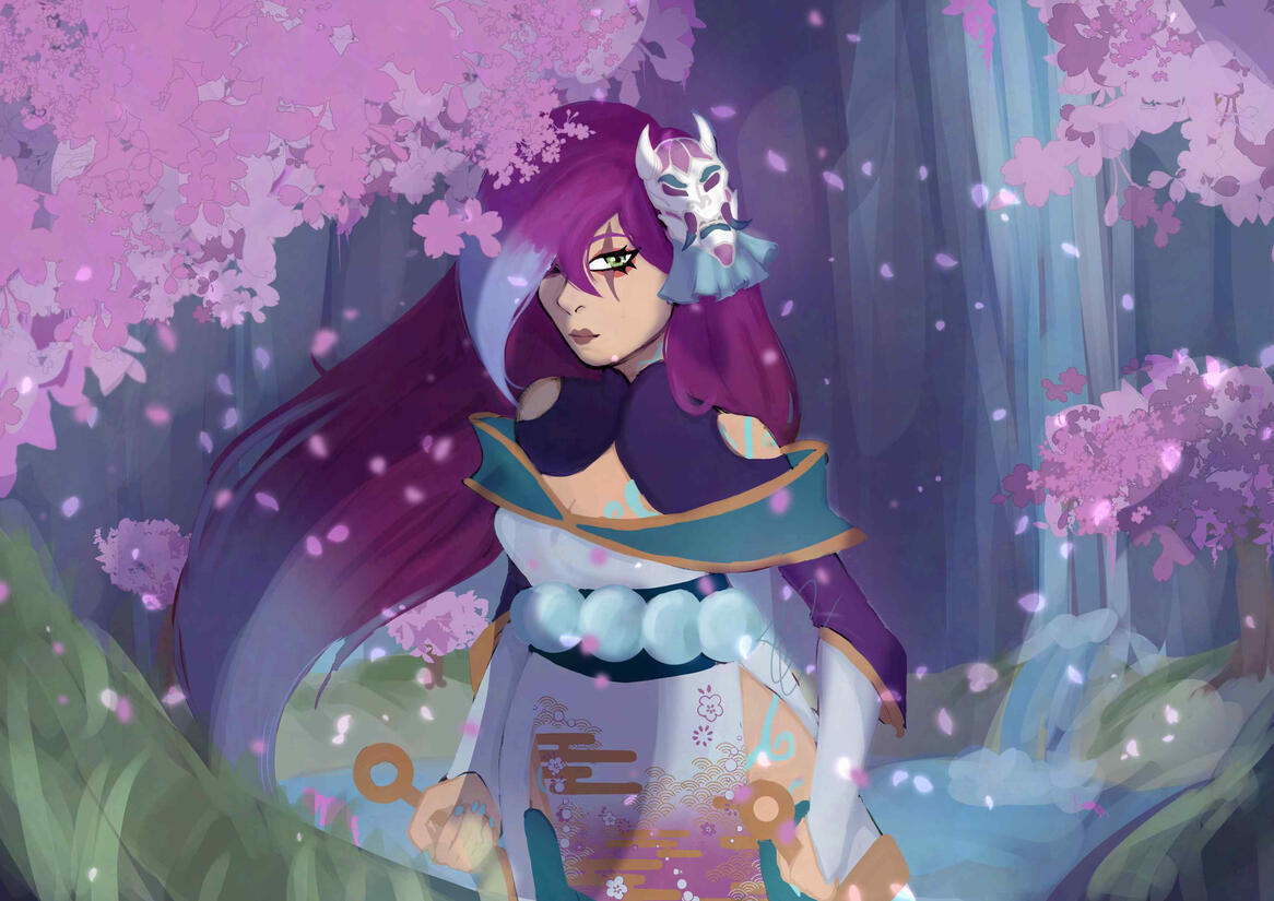 Spirit Blossom Katarina by FallenWonders