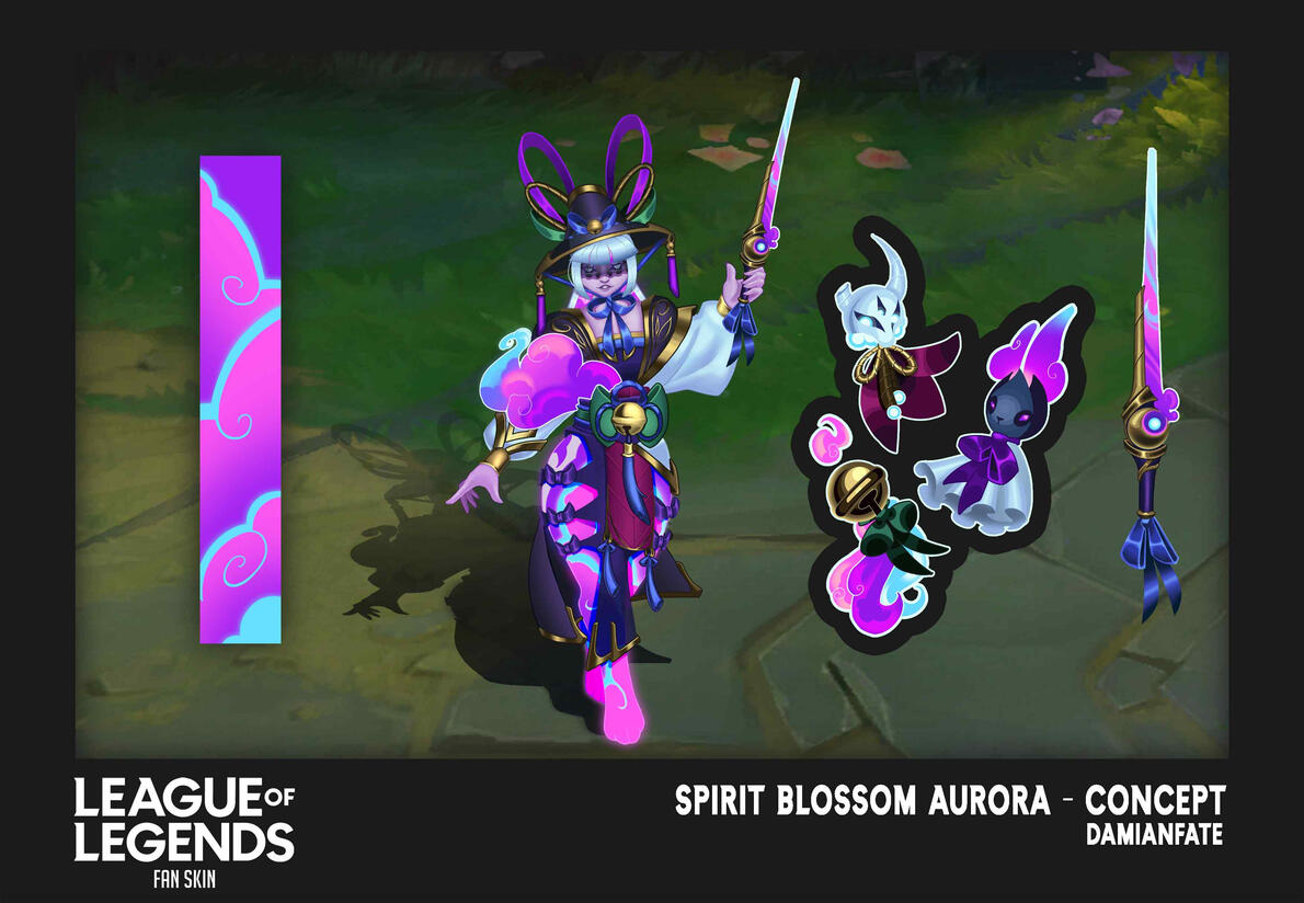 Spirit Blossom Aurora by Damianfate