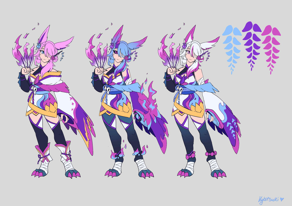 Spirit Blossom Xayah by Kybitsuki