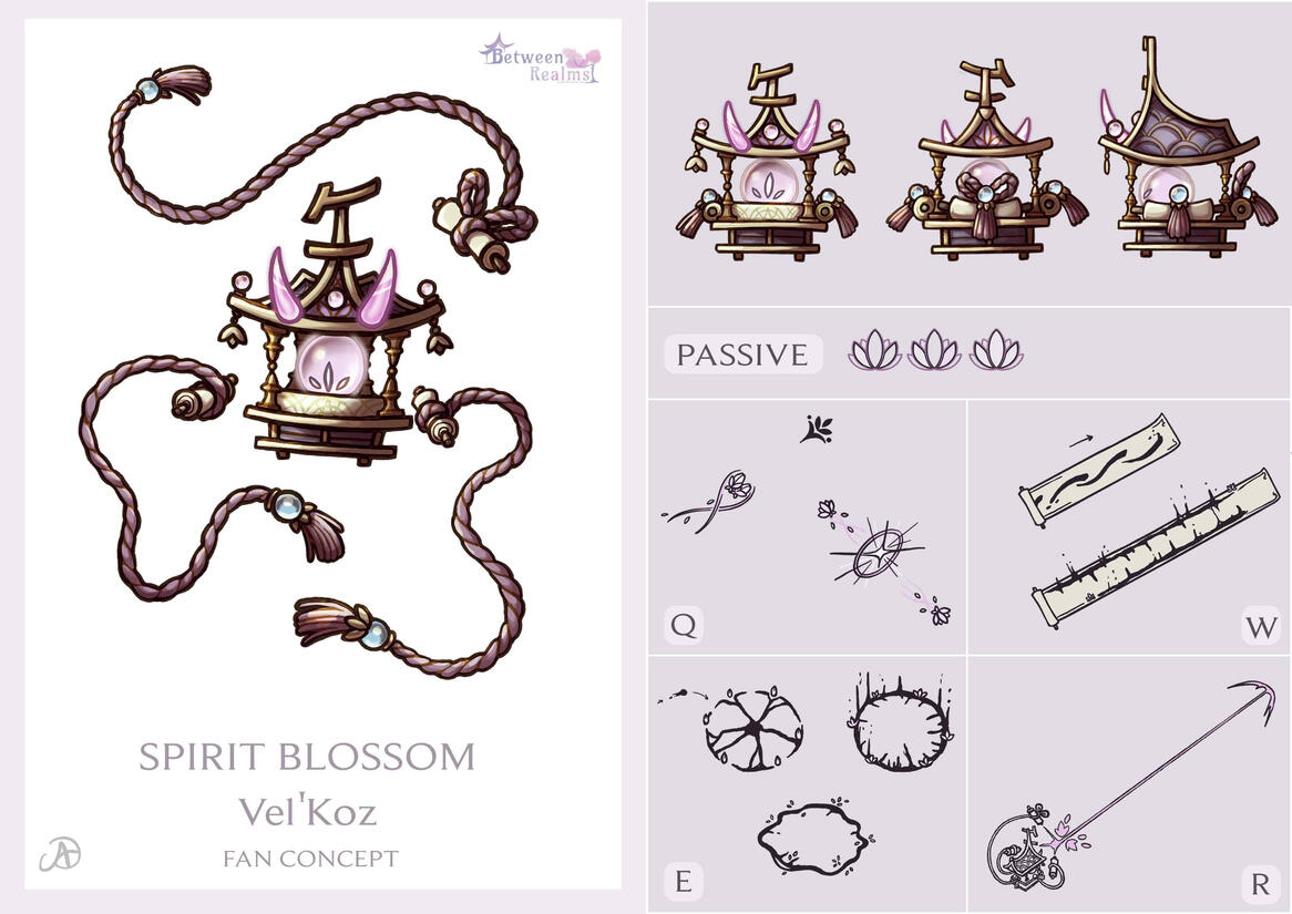 Spirit Blossom Vel'Koz by Amuelia