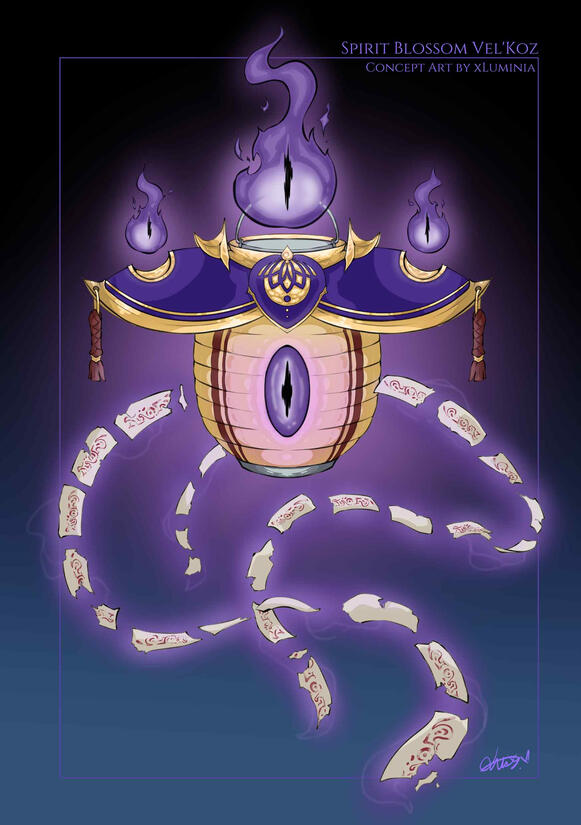 Spirit Blossom Vel'Koz by xLuminia