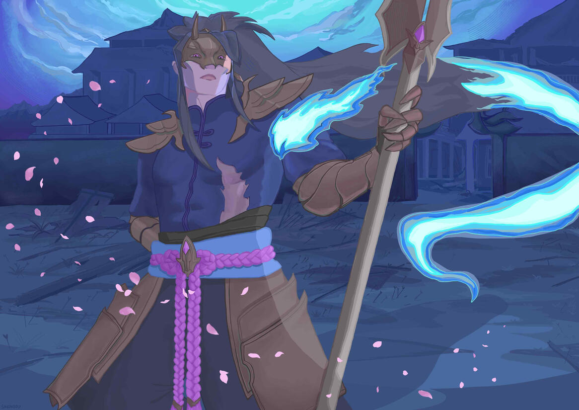 Spirit Blossom Xin Zhao by Sinon0017