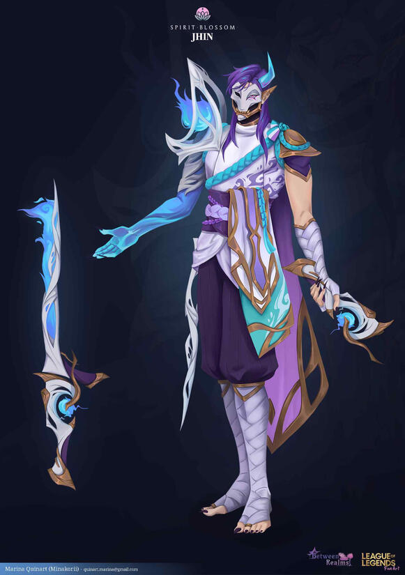 Spirit Blossom Jhin by Minakorii (Marina Quinart)