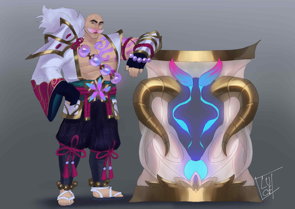 Spirit Blossom Braum by luc_blue