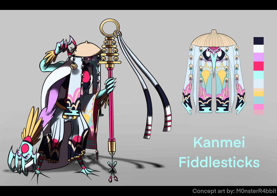 Spirit Blossom Fiddlesticks by M0nsterR4bbit