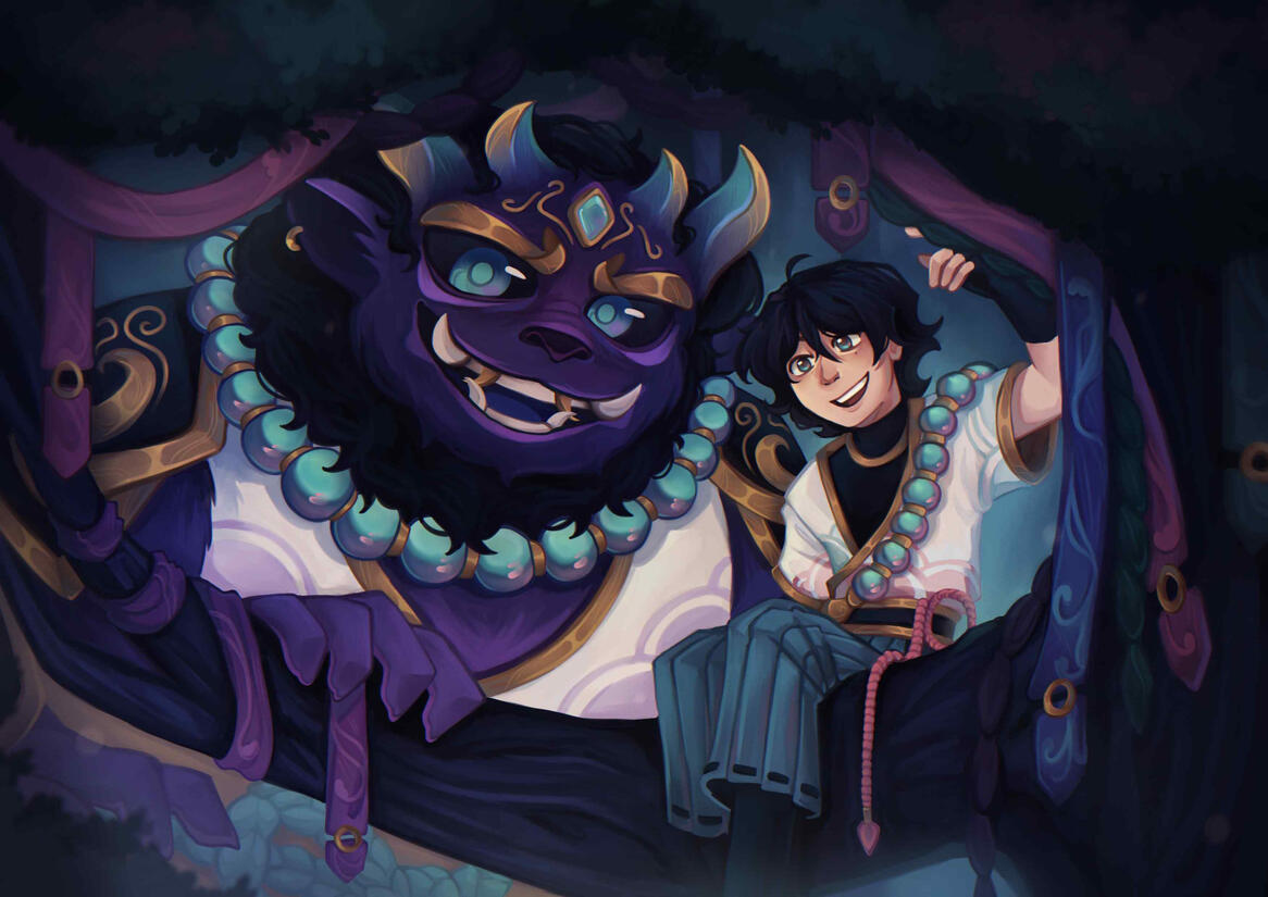 Spirit Blossom Nunu &amp; Willump by Castorinx