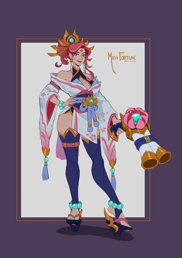 Spirit Blossom Miss Fortune by Apricot Knight