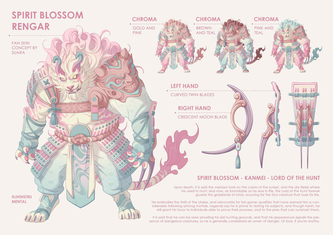 Spirit Blossom Rengar by Suara