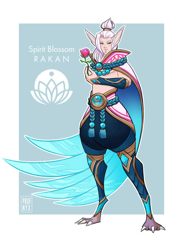 Spirit Blossom Rakan by Alyssa Wichmann