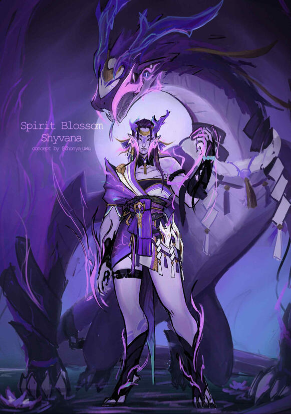 Spirit Blossom Shyvana by Zhonya