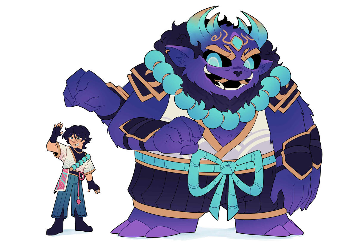 Spirit Blossom Nunu &amp; Willump by Castorinx